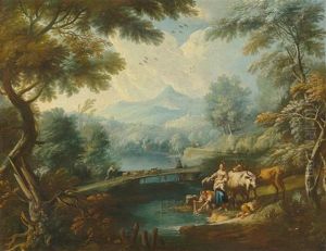 Gebirgslandschaft by Giambettino Cignaroli