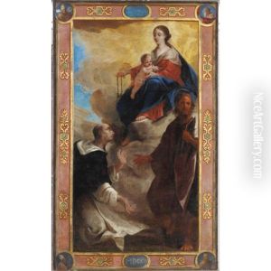 Madonna Del Rosario by Giambettino Cignaroli