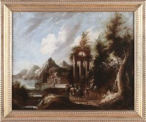Paesaggi (2 Works) by Vittorio Amadeo Cignaroli