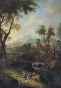 Paesaggio Con Un Torente Paesaggio Con Un Torente