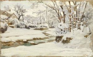 Paesaggio Invernale by Luigi Cima
