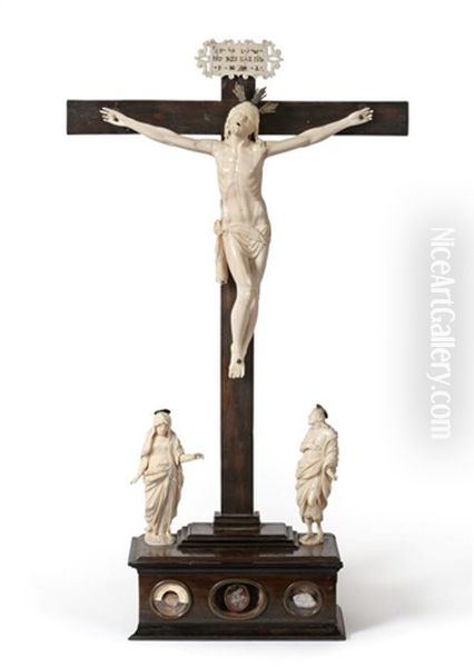 An Ivory Of Christ Crucified - view 1