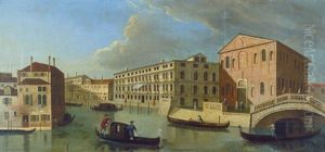 Der Palazzo Lezze Mit Der Scuola Grande Di Santa Maria Della Misericordia In Venedig Der Palazzo Lezze Mit Der Scuola Grande Di Santa Maria Della Misericordia In Venedig