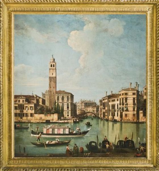 A View Of The Canal Grande With San Geremia, Palazzo Labia And The Entrance To The Cannareggio - view 1