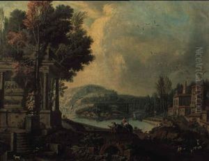 Fluslandschaft Mit Der Flucht Nach Zgypten Fluslandschaft Mit Der Flucht Nach Zgypten
