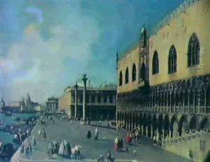 Veduta Del Molo Verso Ovest, Col Palazzo Ducale A Destra