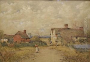 Cottages With Figures