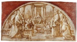 Saint Augustine Dispensing The Rule Of His Order