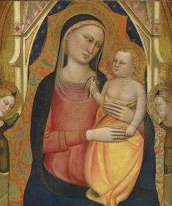 Madonna And Child With Angels by Jacopo di Cione