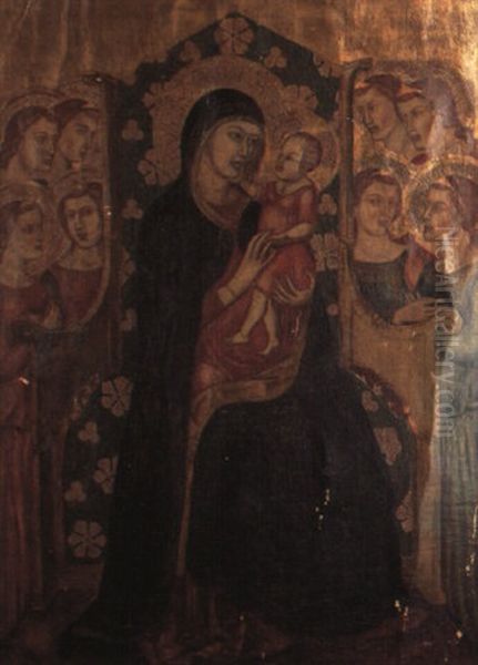 The Madonna And Child Enthroned With Angels - view 1