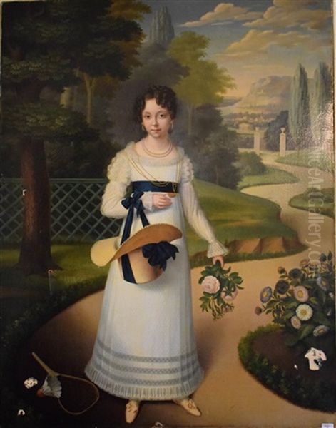 Portrait De Jeune Femme Dans Un Parc - view 1