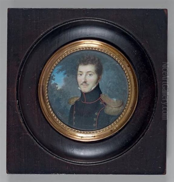 Portrait En Buste D'un Chef De Bataillon D'artillerie - view 1