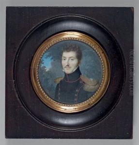 Portrait En Buste D'un Chef De Bataillon D'artillerie by Pierre Charles Cior