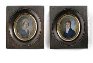 Portrait Einer Dame (+ Portrait Eines Herren 2 Works) by Pierre Charles Cior