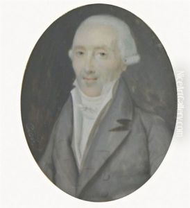 Portrait D'homme En Habit Gris by Pierre Charles Cior