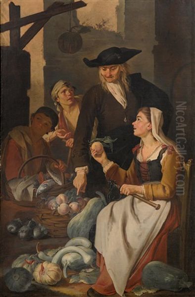 The Fruit Seller - view 1