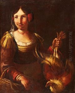 The Poultry-seller by Giacomo Francesco Cipper