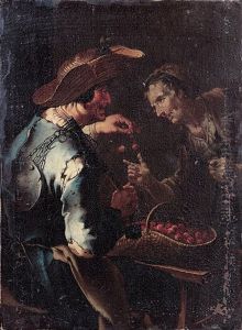 La Marchande De Cerises by Giacomo Francesco Cipper