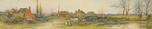 Figures On A Country Track - view 1