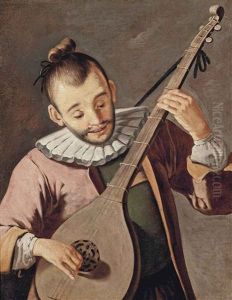 The Chinese Lute Player by Giacomo Francesco Cipper