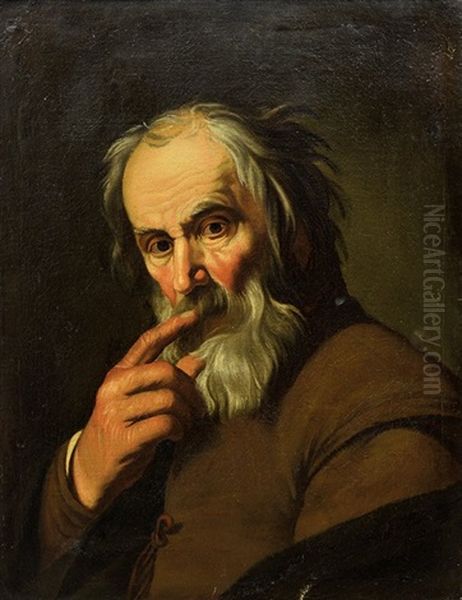 Contemplative Gentleman - view 1
