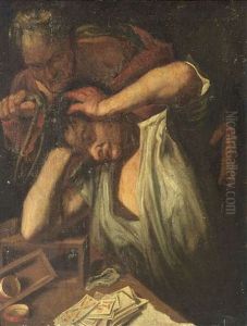 Der Verzweifelte Glucksspieler by Giacomo Francesco Cipper