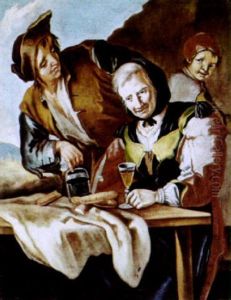 Frohliche Gesellschaft by Giacomo Francesco Cipper