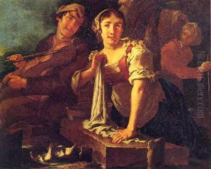 Lavandaia E Sonatore Di Violino