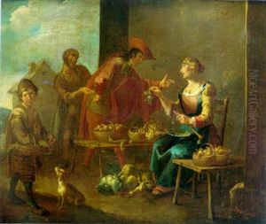 Vendedora De Frutas by Giacomo Francesco Cipper