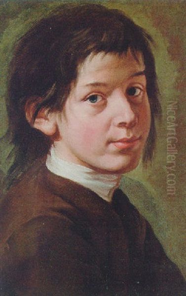 Portrait Of A Boy In A Brown Jacket - view 1