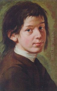Portrait Of A Boy In A Brown Jacket