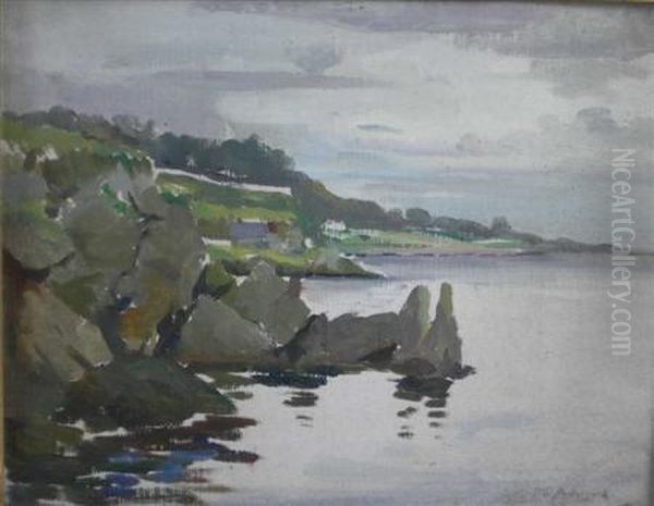 Rocky Coastal Scene, Possibly Gareloch - view 1