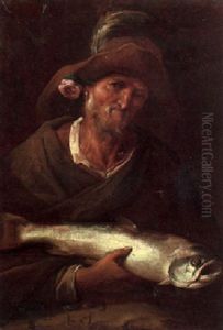 The Fish Vendor by Giacomo Francesco Cipper