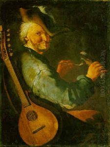 A Musician With A Pipe by Giacomo Francesco Cipper