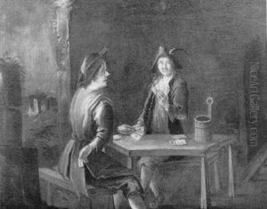 Giocatori Di Carte by Giacomo Francesco Cipper
