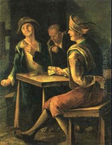Giocatori Di Carte by Giacomo Francesco Cipper