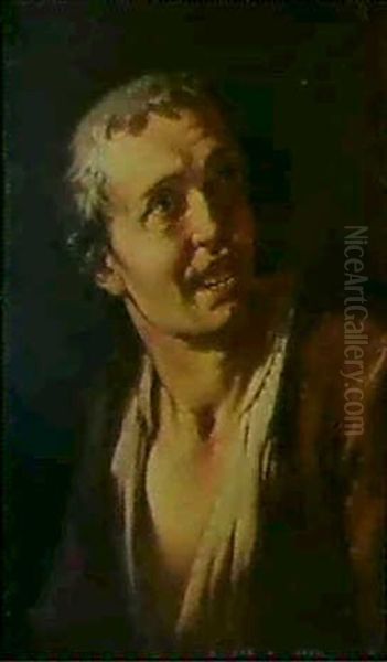 A Portrait Of A Man, Bust Length, Wearing A Brown Coat - view 1