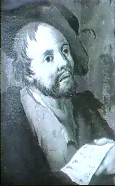 A Pair Of Portraits Of A Peasant Couple - view 1