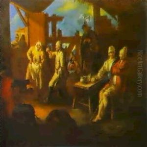 Allegra Brigata In Un'osteria Di Campagna