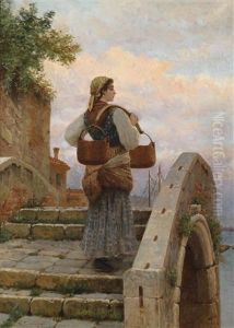 Junge Venezianerin by Nazzareno Cipriani