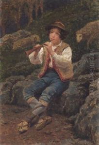 Il Pifferaio by Nazzareno Cipriani