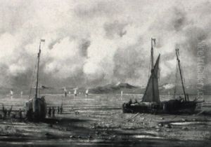 Kustenlandschaft Bei Venedig by Nazzareno Cipriani