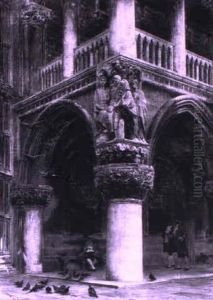 Corner Of The Doge's Palace by Nazzareno Cipriani