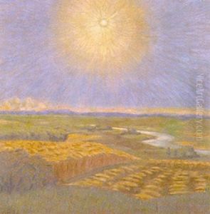 Sonne Uber Dem Kornfeld by Johann Vincenz Cissarz