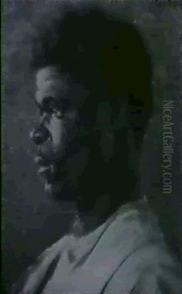 Portrait Eines Afrikanischen Wurdentragers - view 1