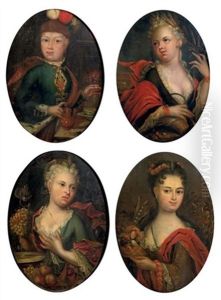 Allegories Of Spring, Summer, Autumn And Winter (set Of 4) by Pier Francesco Cittadini
