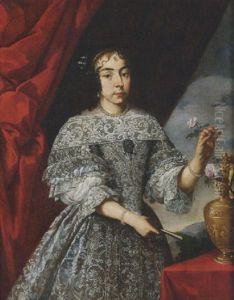 Ritratto Di Gentildonna Come Margherita De Savoia by Pier Francesco Cittadini