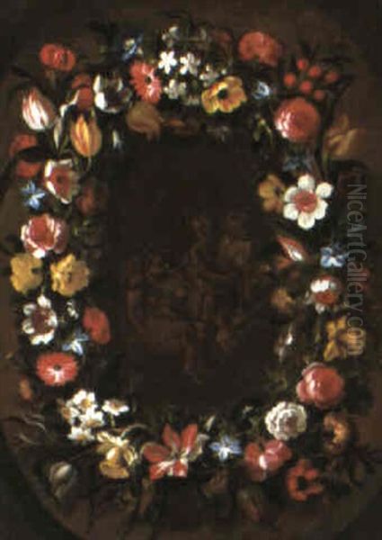 Bacchus With Attendants - view 1