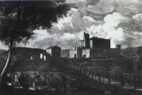 Paesaggio Con Rocca - view 1