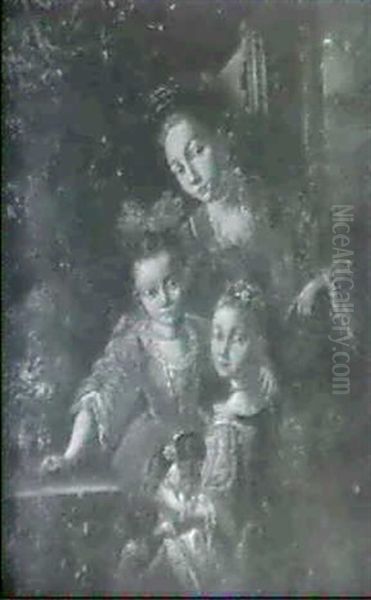 Une Mere Et Ses Deux Enfants - view 1